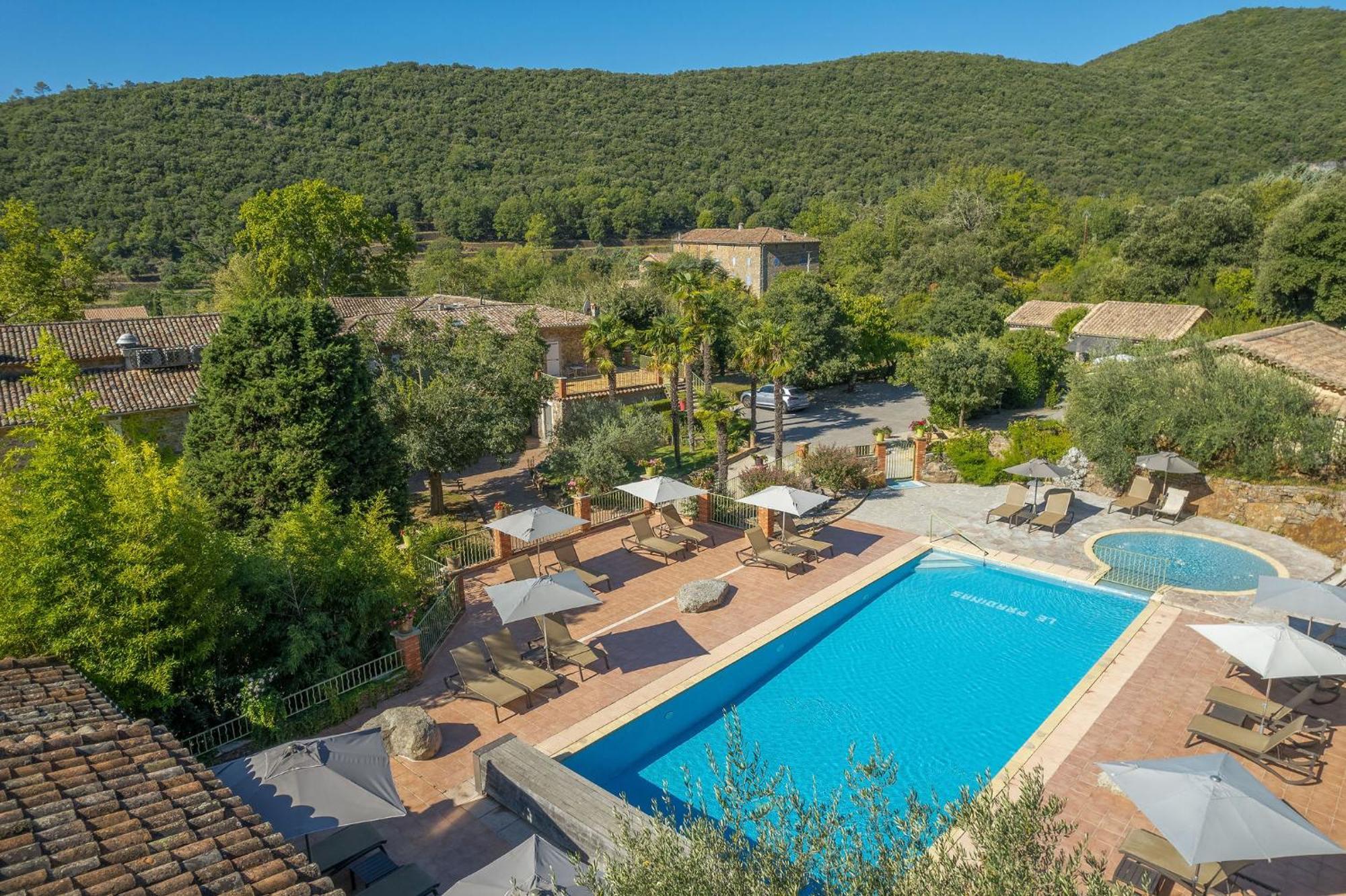 Logis Hotel Restaurant Le Pradinas Anduze Exteriér fotografie