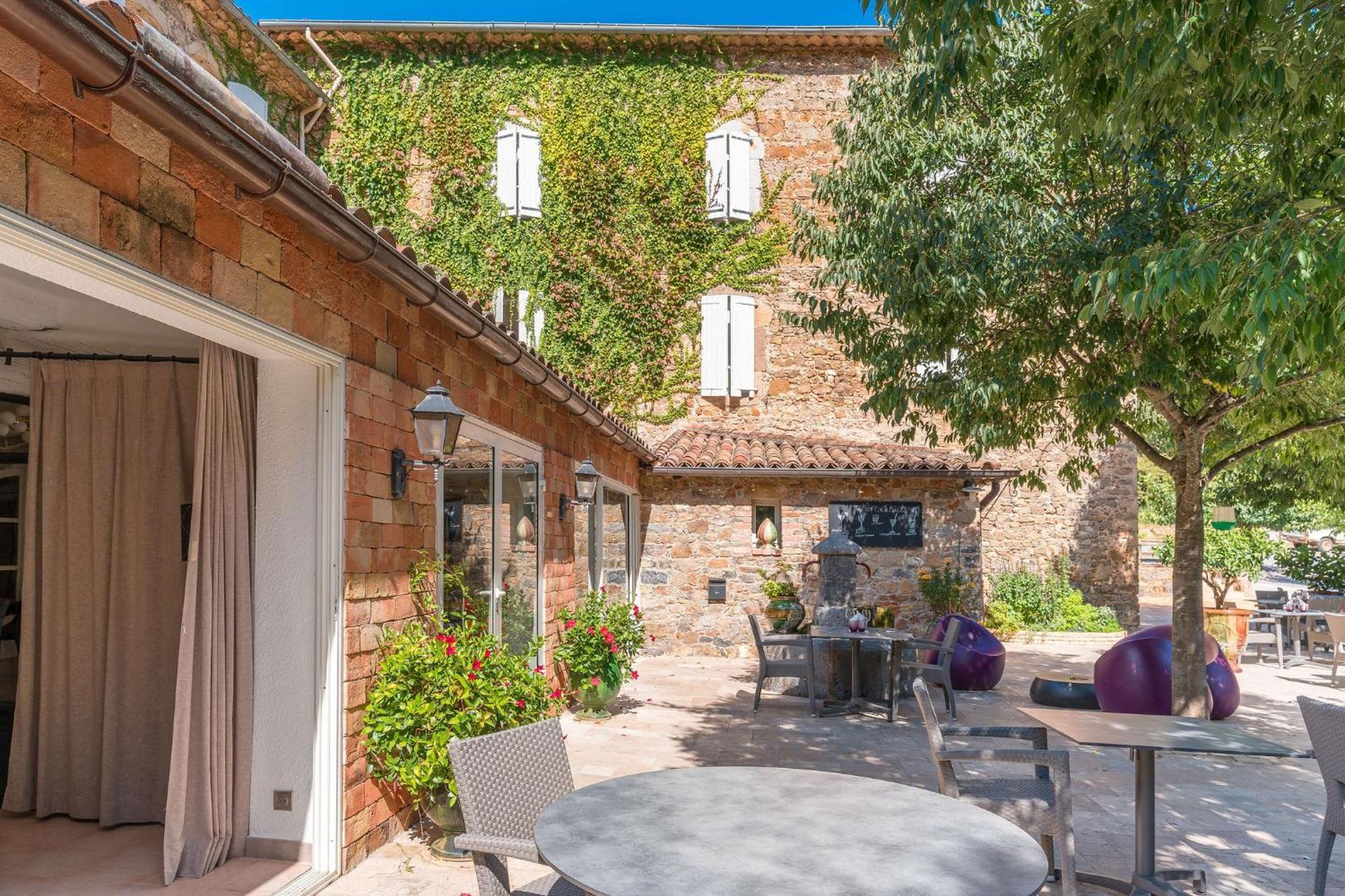 Logis Hotel Restaurant Le Pradinas Anduze Exteriér fotografie