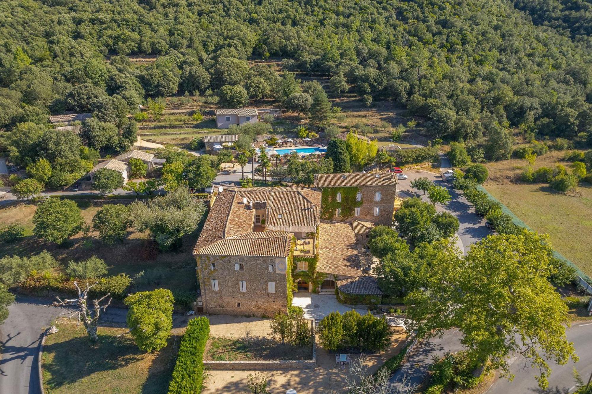 Logis Hotel Restaurant Le Pradinas Anduze Exteriér fotografie